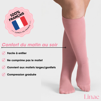 Chaussettes de Compression en Bambou