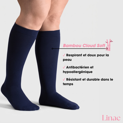 Chaussettes de Compression en Bambou