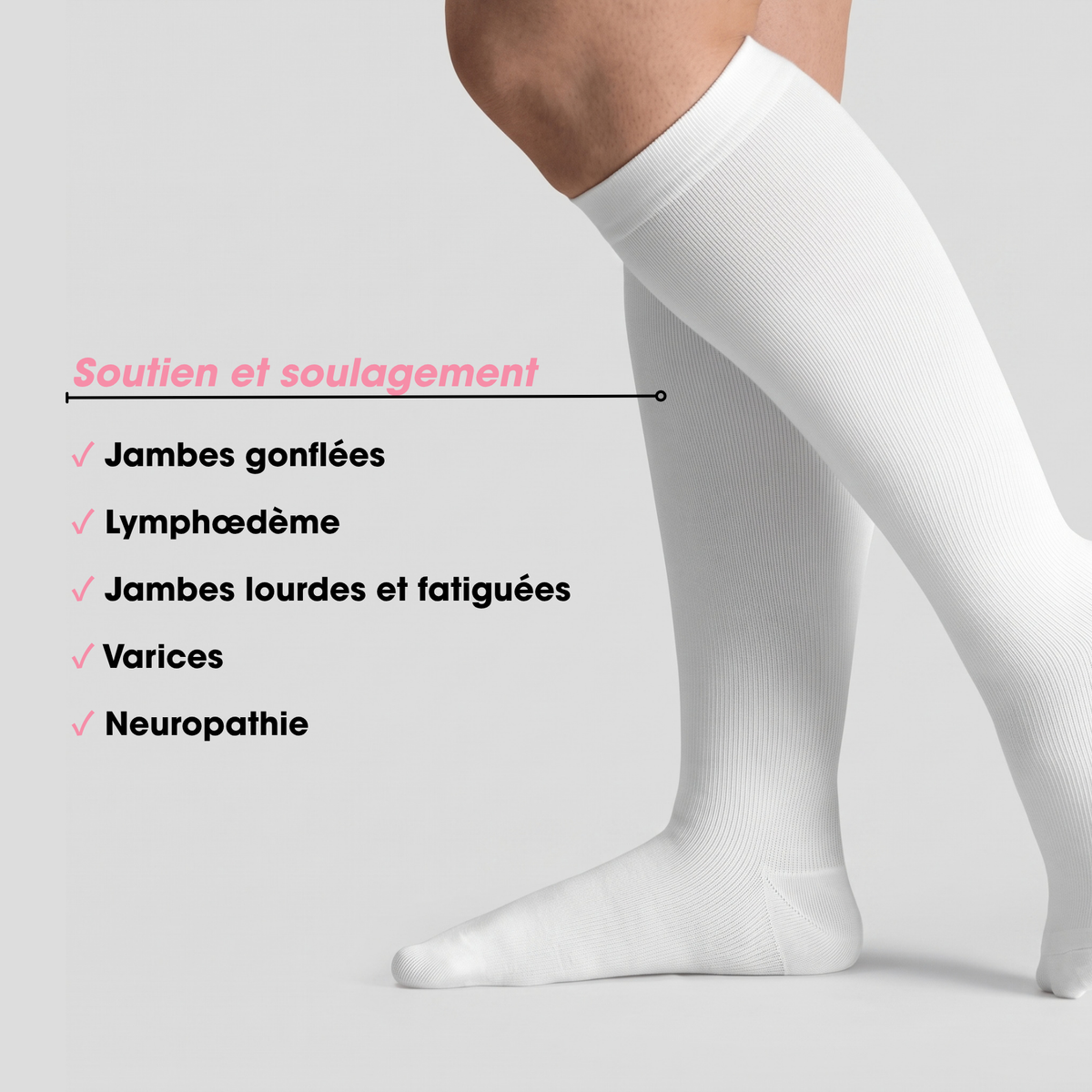 Chaussettes de Compression en Bambou