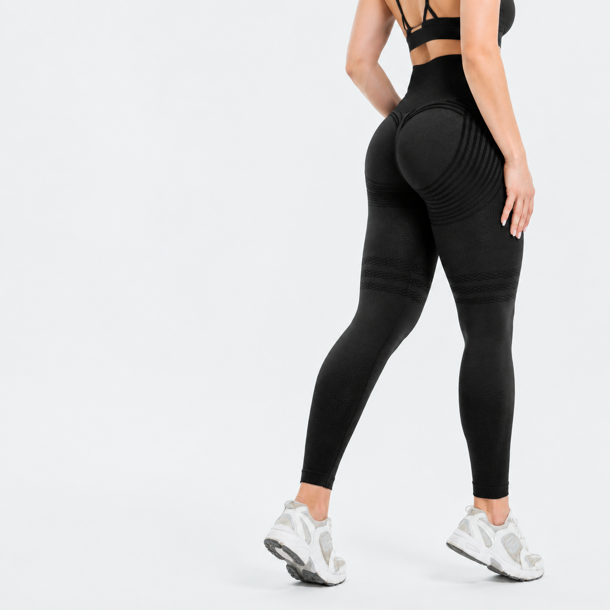 Legging taille haute Linae, ceinture large vue de dos